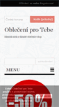 Mobile Screenshot of in-obleceni.cz